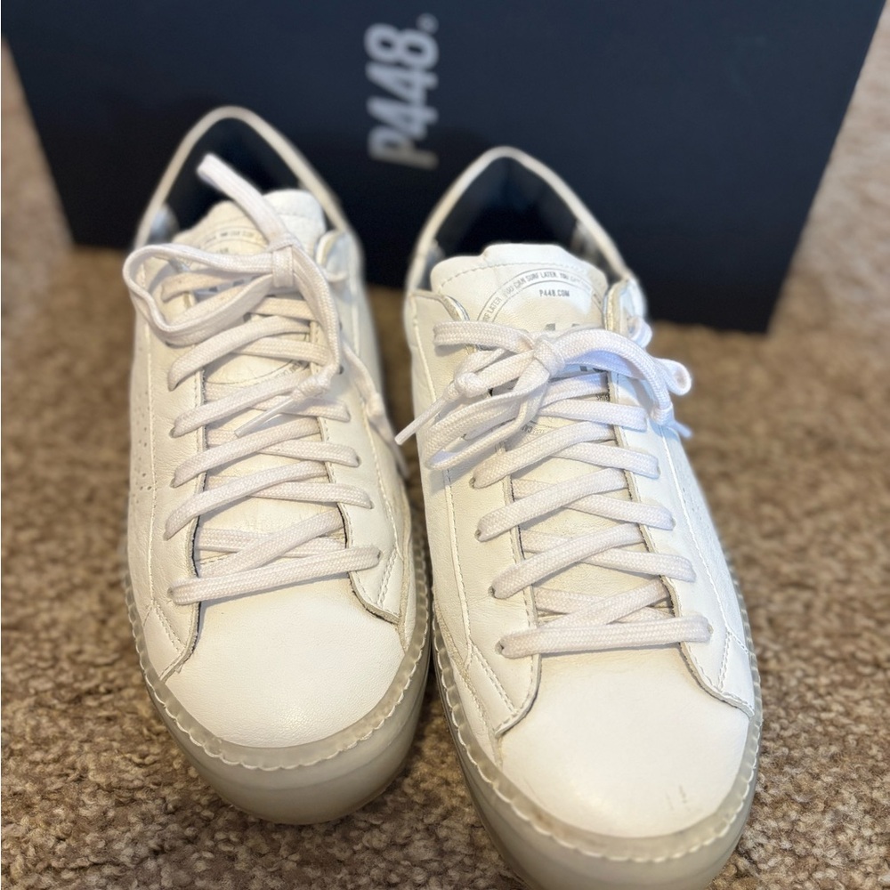 P448 Women’s John Low Sneaker white 39, like new